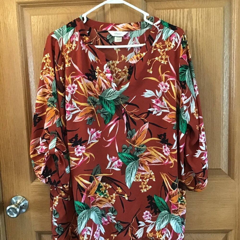 C J Banks Burnt Orange Blouse